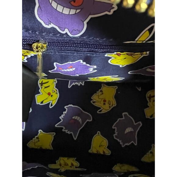 Loungefly Pokémon Pikachu & Gengar Mini Backpack New With Tags 2023 - Picture 9 of 10